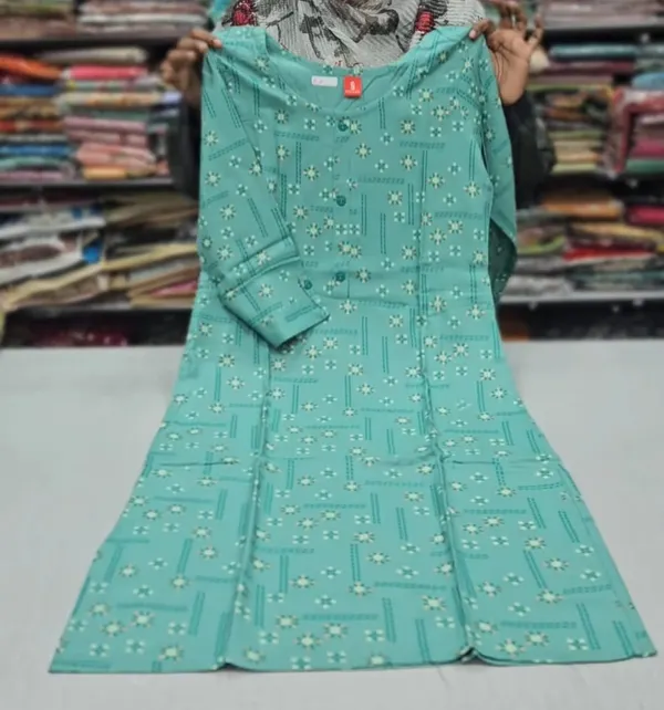 Premium Liva Certified Rayon Straight Kurti with Side Cut | SD58